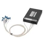 Dual Fiber 4 Channels CWDM Mux Demux 1270 to 1330nm 1.0dB Typical IL LC UPC ABS