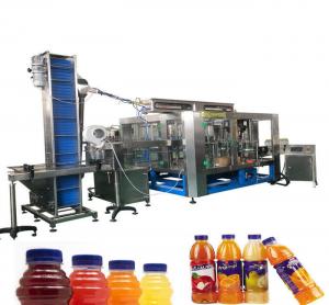 China 3 In 1 Concentrated Juice Bottling Machine / Juice Filling Equipment For Pet Bottle wholesale