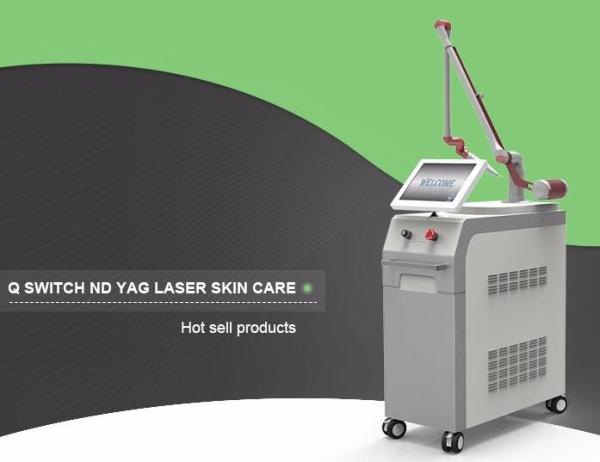 Quality New inventions long pulse nd yag laser tattoo removal machine with CE approved and big discount for sale