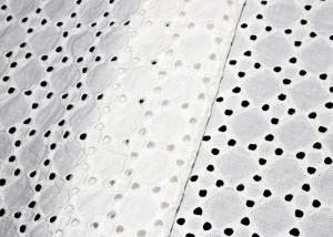 Allover Swiss Eyelet Cotton Embroidery Lace Fabric With 100% Original Cotton Yarn