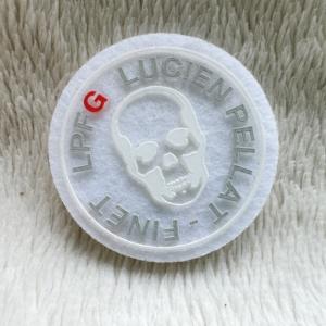 Durable White Printing Silk Label Screen Printing Ink On Velvet Labels