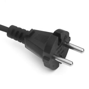China XianDa hot vde extension european 16a 250v ac Flat eu swiss laptop 90 degree power cord IEC 320 Electric For Macbook Pro wholesale