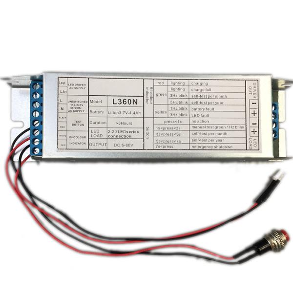 Quality Stable Wattage Output Led Downlight Emergency Conversion Kit Battery Operation for sale