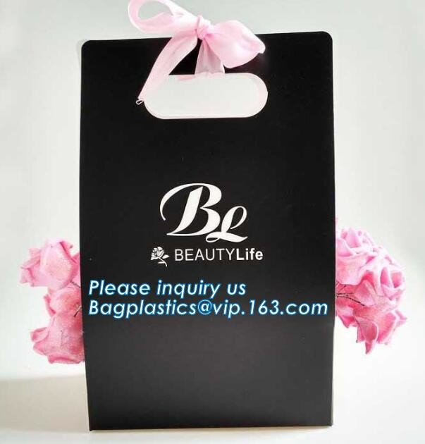 Customized Cut Printed Coated Paper Shopping Bag with Matt Lamination,rope handle custom logo printed white paper bag
