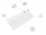 96-key Bluetooth Keyboard 3.0 Or 5.0 Portable For Frequent Mobile Use With