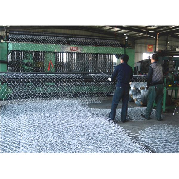 PVC Coated Hexagonal Gabion Mesh 2.0-4.0mm Wire for Rockfall Protection