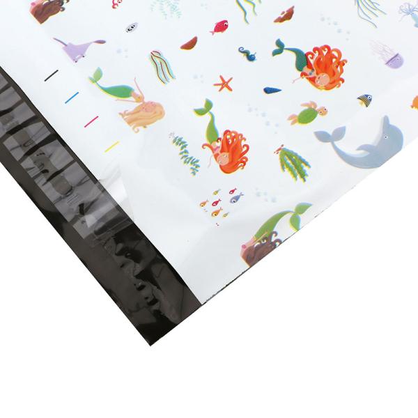 CMYK Printing Tearproof Poly Shipping Envelopes 15mil Personalized Poly Mailers