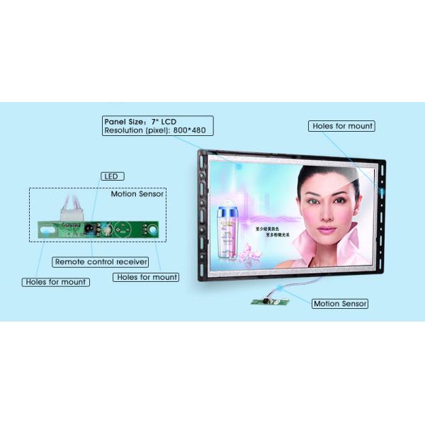 Open Frame Battery Operated LCD Screen 7 Inch For Exhibition / Retail Stores