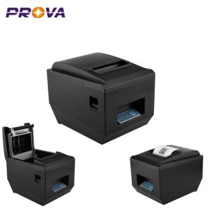 Space Saving Direct Thermal Barcode Printer , 80mm Portable Mini Thermal Printer
