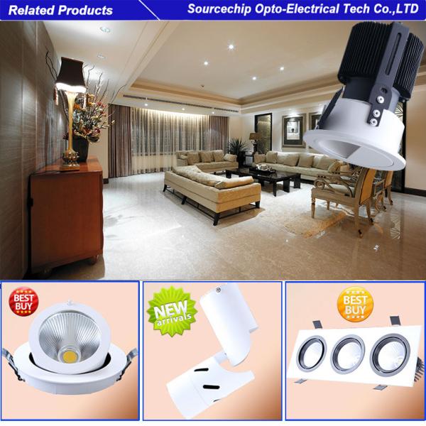 Embedded 18W LED square downlight 190*190mm