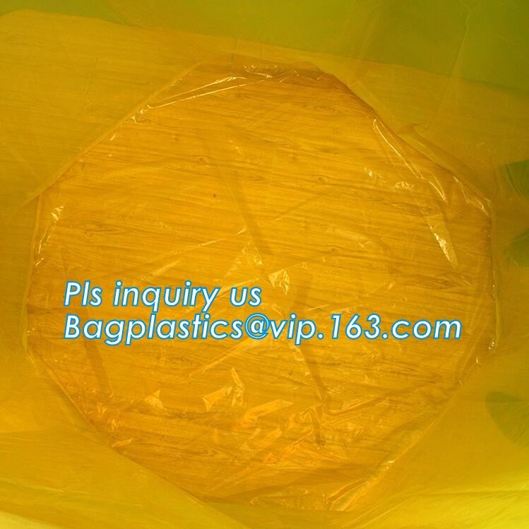 Customized Square Bottom or Side Guesst Plastic Protective Pallet Covers, 4 Mil Dust proof Clear Pallet Covers, BAGPLAST