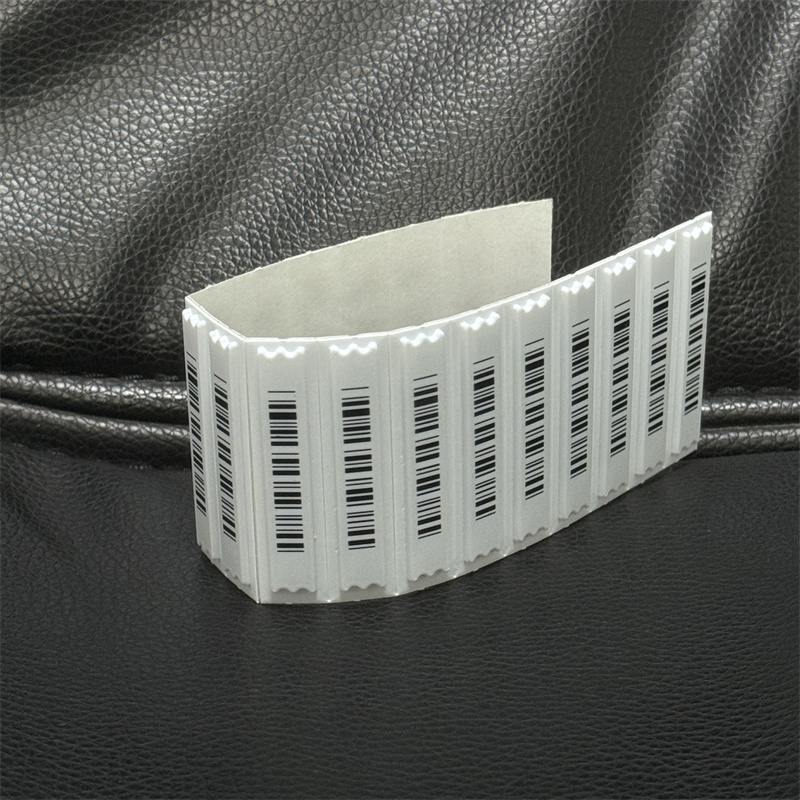 EAS 58KHz Security AM Soft Label 45 X 11 X 2mm Pure Bar Code