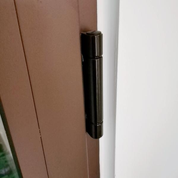 Aluminum Seamless Casement Window Door Rosewood Upvc Windows