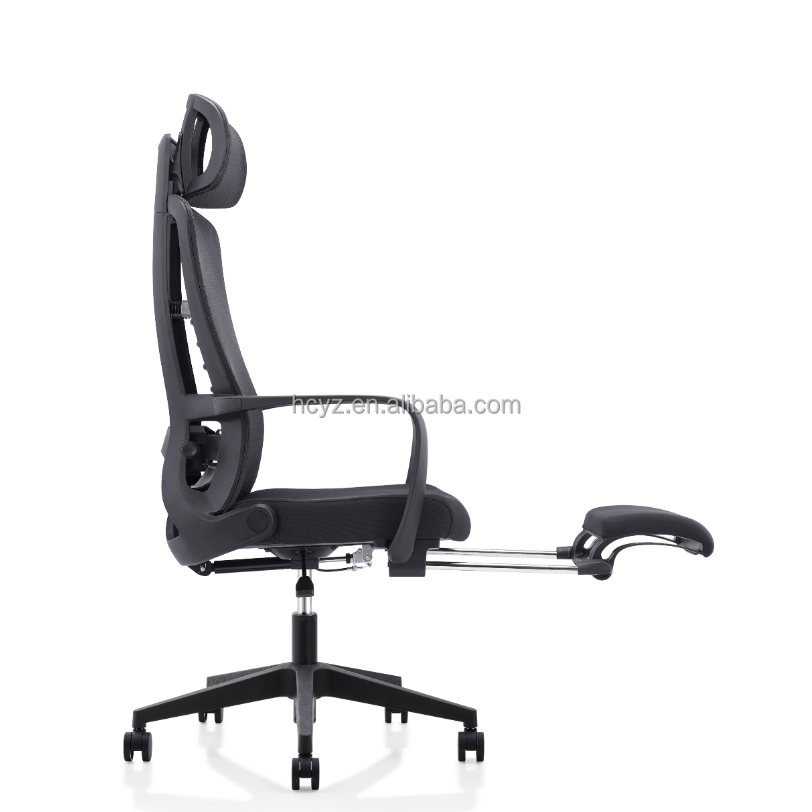 Modern Office Furniture Executive Ergonomic Chair with Adjustable Footrest and Swivel Base