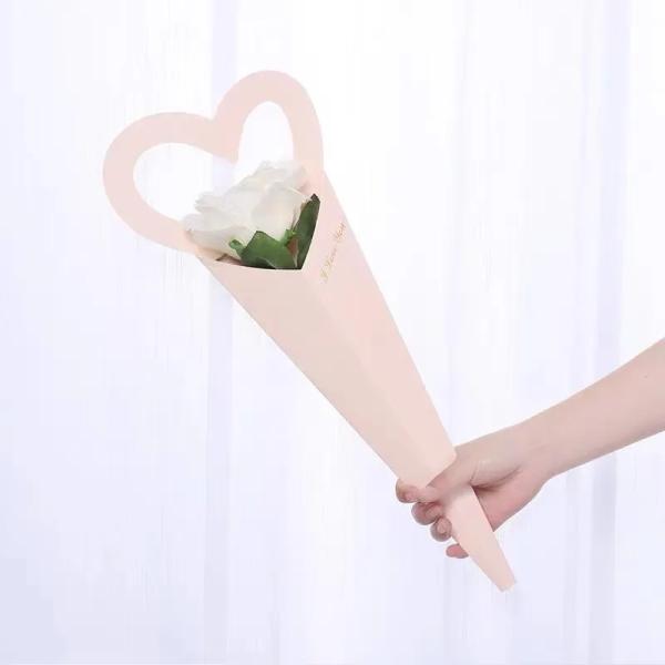 Customized Single Rose Flower Box Accepting Custom Orders for Florist Bowknot Gift Packaging