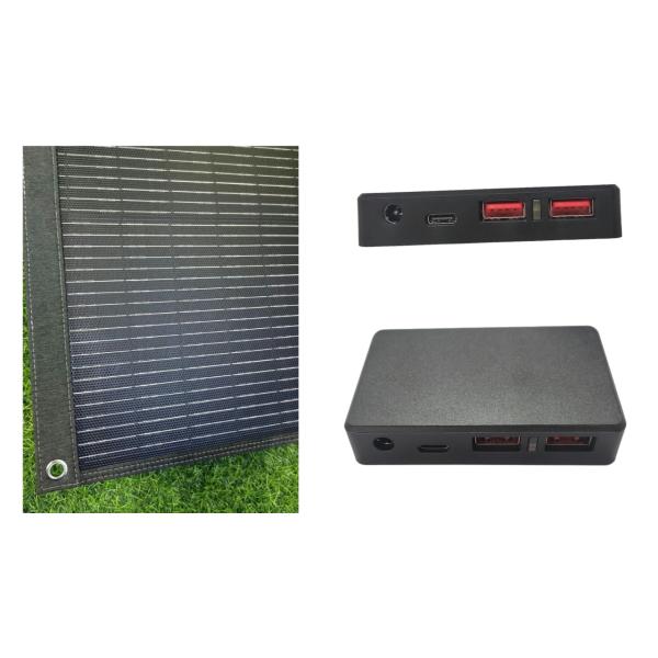 Outdoor Mono ETFE 6 Fold Solar PV Panel Lightweight Waterproof 400W With MC4 Cable for Distributors Orders