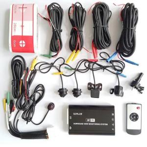 4pcs High Definition 360 Bird View Parking System Flexible Angle