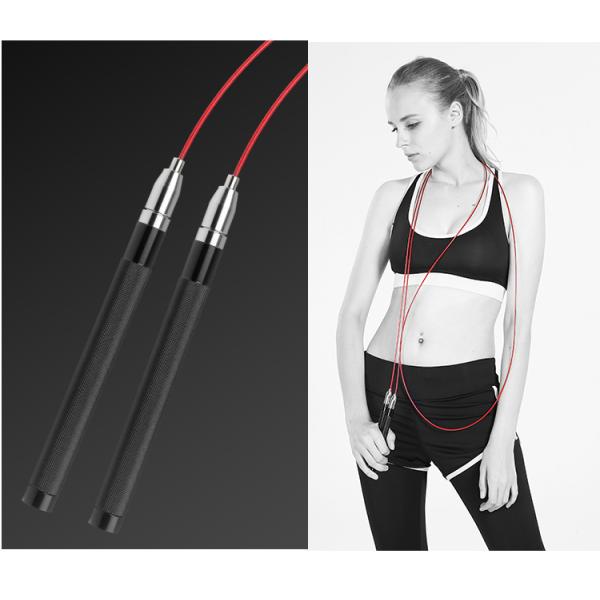 OEM 17.5cm Handle Sports Skipping Ropes Athletic Works Speed Jump Rope
