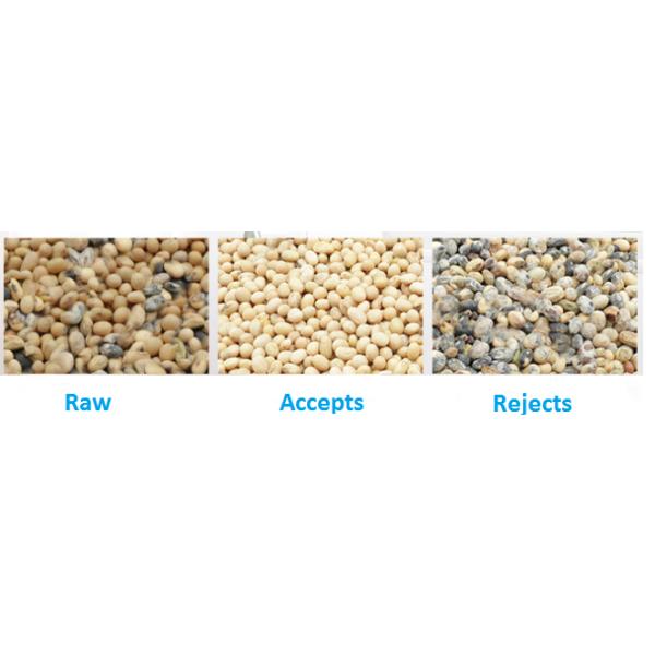 Vibrated 6 Chutes Corn Color Sorter Cashew Colour Sorting Machine