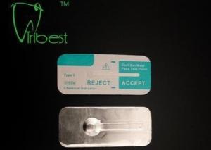 China 52mmx22mm Dental Sterilization Products , Class 5 Steam Indicator Strips wholesale