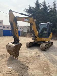 China 6.5 Ton Excavator Digger Small Used Excavator Xcmg 2022 XE65DA Used Excavator For Sale wholesale