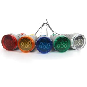 China 22mm Round Temperautre Indicator Light meter wholesale