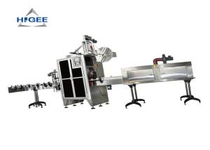 China Glass Bottle Shrink Sleeve Applicator Machine , Ss 304 Sleeve Labeling Machine wholesale