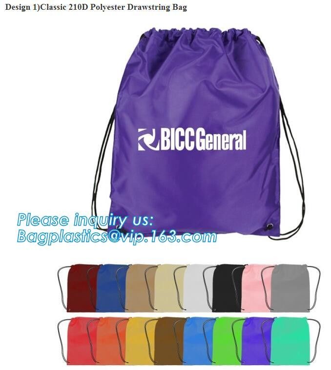 Cheap Custom Wholesale Promotion Canvas Cotton Drawstring Bag, Waterproof Mini Nylon Polyester Drawstring Bag bagplastic
