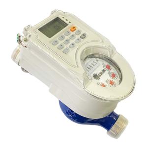 R80 Class B Wet Dial Prepaid Water Meter Fraud Proof Plastic Body