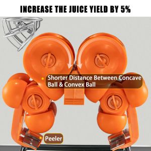 Stainless Steel Automatic Orange Juicer Machine / Fruit Juice Extracting