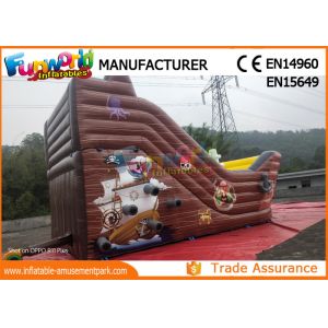 China Custom Printing Inflatable Commercial Bouncy Castles With Slide wholesale