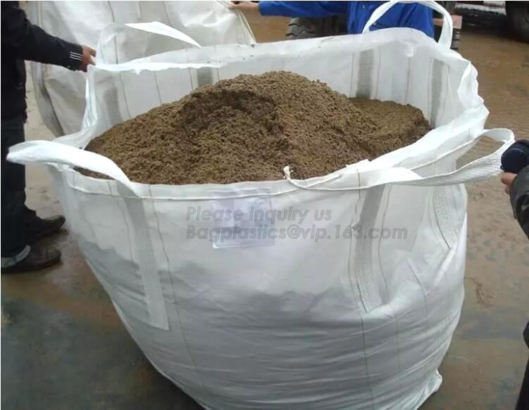customizable PP u-panel baffle big bag /coated white woven PP jumbo bag/ventilated 4 panel baffle bag/all colors availab