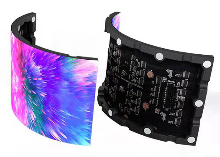 SMD2020 Column Ribbon Design Curved RGB LED Screen P2.5 P3 P4 P5