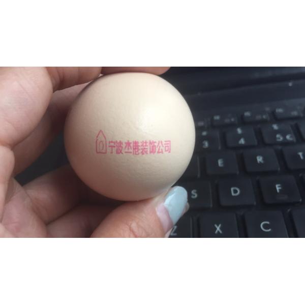 Safety Egg Inkjet Coding Printer / Inkjet Marking Printer With Edible Food Ink