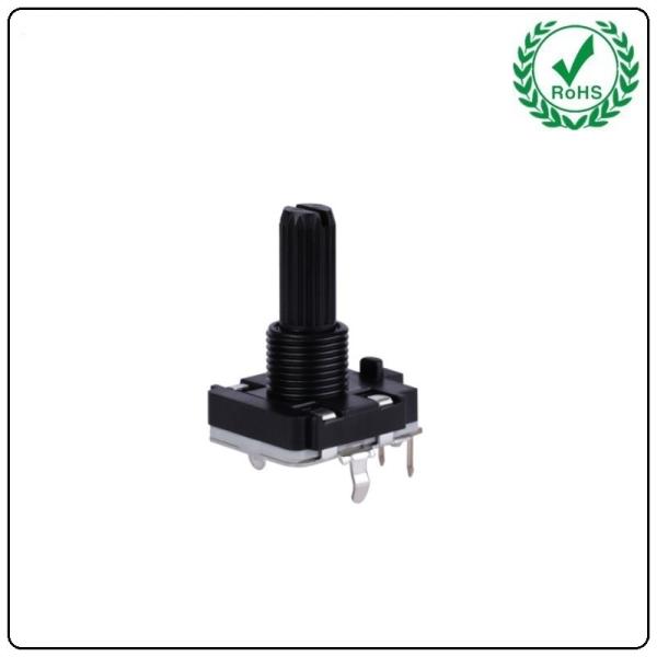 Quality 16mm Plastic Insulated Rotary Shaft Encoder 12 / 24 Pulse Switch for sale