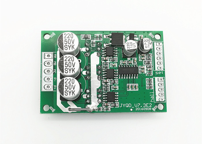 JUYI Tech Arduino 24V BLDC Motor Driver Hall Effect High Efficiency PWM Speed Control Motor Controller