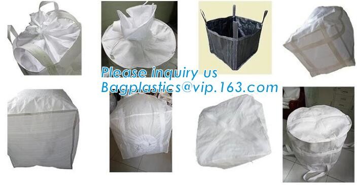 customizable PP u-panel baffle big bag /coated white woven PP jumbo bag/ventilated 4 panel baffle bag/all colors availab