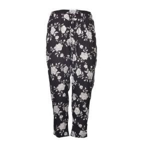 Beautiful Flower Print Straight Leg Trousers In OEM Available