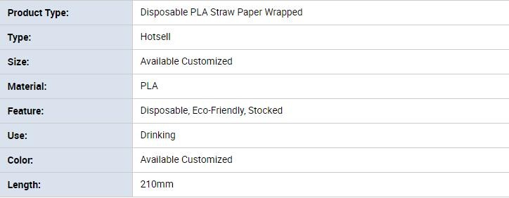 bulk colorful disposable wholesale drinking biodegradable paper straw,food grade paper straw disposable biodegradable pa