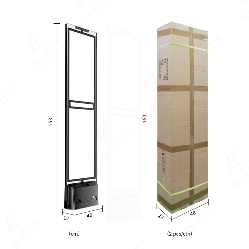 58KHz AM EAS System Transparent Acrylic Antenna 1.6-3.2m Induction Range