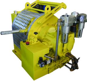 Pneumatic Motor Powered Manriding Winch with Planetary Deceleration Mechanism