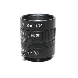 China 3MP 25mm HD Industrial Camera Fixed Manual IRIS Focus Zoom Lens C Mount CCTV Lens for CCTV Camera Industrial Microscope on sale