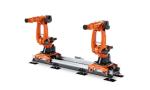 Robot Moves KUKA Automated Robot Rail Guide KL 250-3 7th Axis Rail
