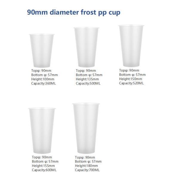Disposable 20oz PLA Clear Cup With Lid Customized Logo Acceptable