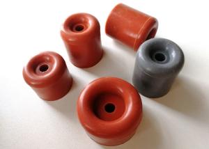 China Multi Colored Round Rubber Door Stop / Furniture Leg Caps Eco Friendly wholesale