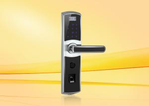 Low Voltage Alarm Safe Fingerprint Scanner Door Lock With Touch Keypad