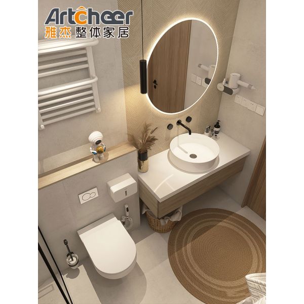 Modern Design Bathroom Vanity Combo with Customized Color and Durable Material