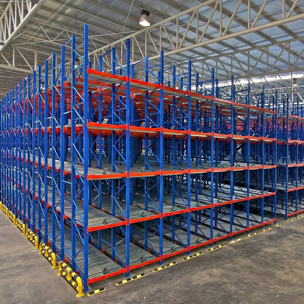 High Quality Warehouse Storage Gravity Pallet Flow Racking FIFO System