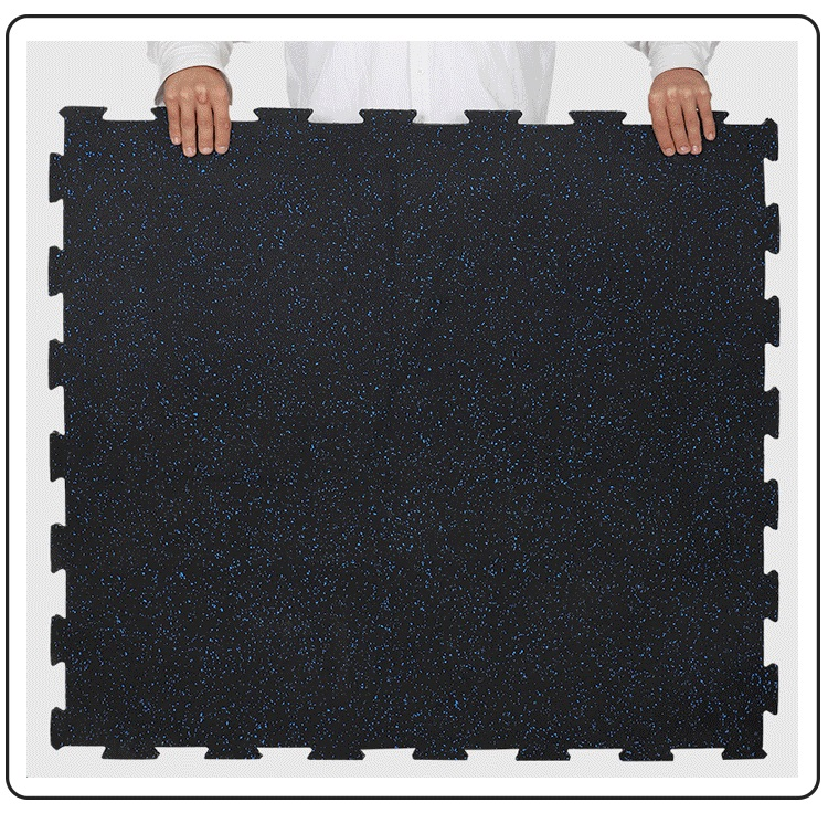Customized Colors Fitness Interlock Floor Mat Total Solution for Interlock Gym Floor