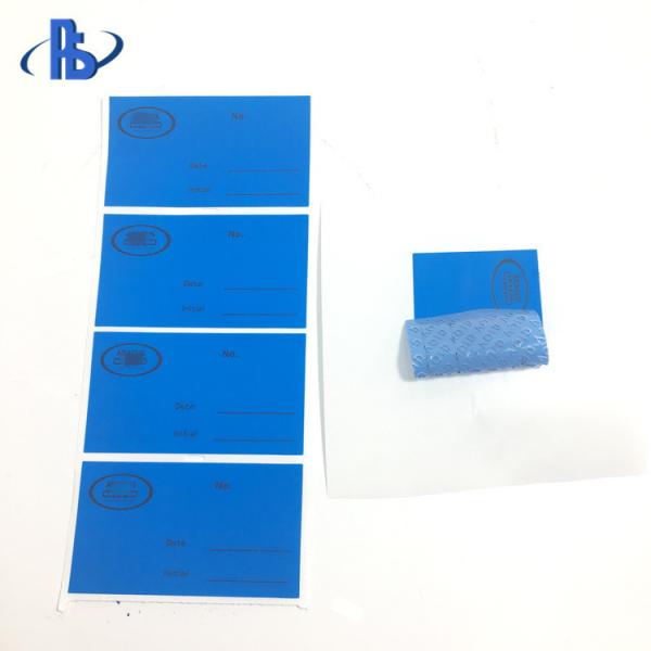 Quality Single Sided VOID Security Labels Customizable For Electronic Industry for sale